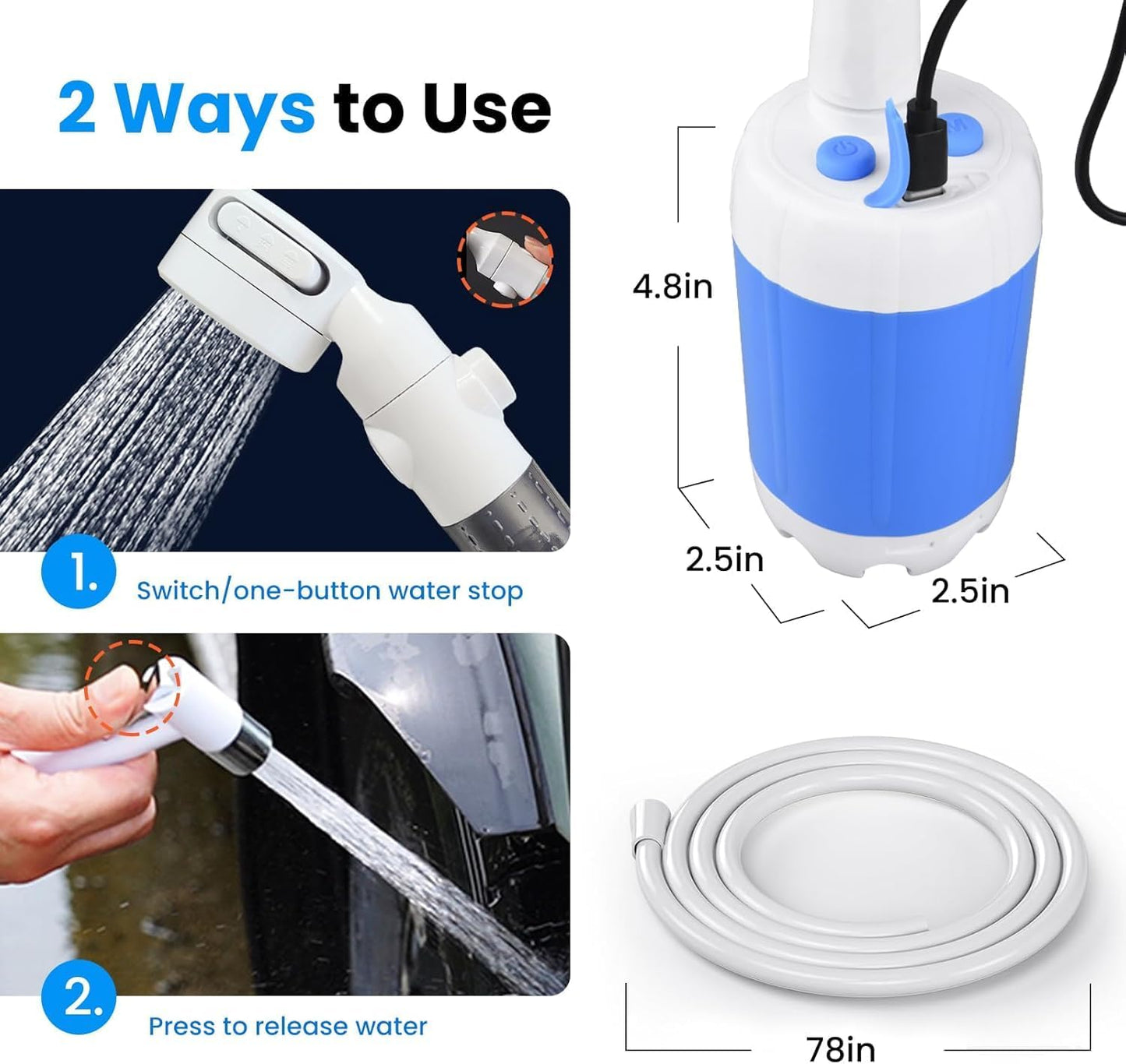 BucketFlow™ Shower